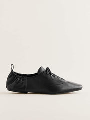Marie Lace-up Oxford - Black Leather