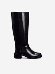 Frances Knee High Boot - Black