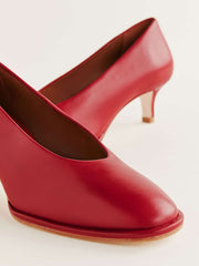 Gracelynn Pump - Scarlet Leather