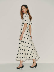 Petites Naira Dress - Pluto Dot