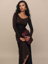 Livia Regenerative Merino Sweater Dress - Mole