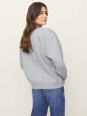 Emma Classic Crewneck Sweatshirt - Heather Grey