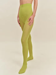 Swedish Stockings Svea Sheer Tights - Apple Green