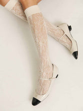 Swedish Stockings Rosa Lace Knee Highs - Ivory