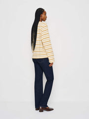 Asher Oversized Long Sleeve Tee - Pismo Stripe