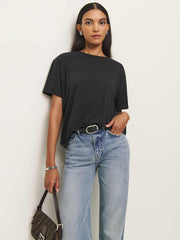 Liam Oversized Tee - Black