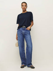 Liam Oversized Tee - Midnight