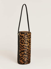 Simona Cylinder Bag - Leopard Haircalf