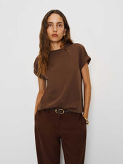 Rowan Crew Tee - Chocolate Cake