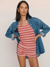 Cara Knit Short - Red Stripe
