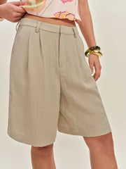 Drew Low Rise Short - Wheat
