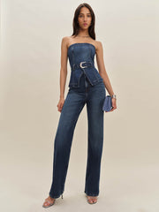 Collins Denim Top - Mellusine