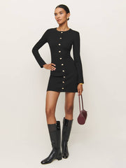 Micah Knit Dress - Black
