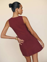 Rai Knit Dress - Chianti