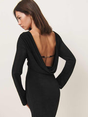 Vivien Knit Dress - Black