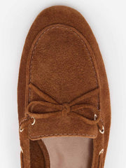 Kyla Boat Shoe - Rum Suede
