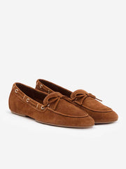 Kyla Boat Shoe - Rum Suede