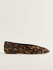Prudence Ballet Flat - Leopard Haircalf