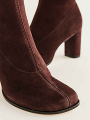 Presley Ankle Boot - Espresso Stretch Suede