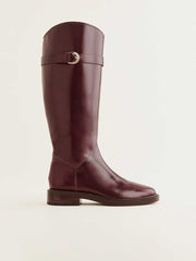 Franklin Knee Boot - Ruby Leather