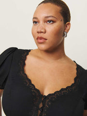 Minette Top Es - Black