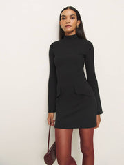 Atlas Knit Dress - Black
