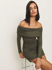 Brooks Knit Dress - Pine Tree