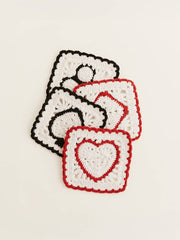 Aces Regenerative Wool Coasters - Arctic Multi