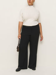 Vida Low Rise Pant Es - Black