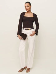Chloe Knit Shrug Set - Mole