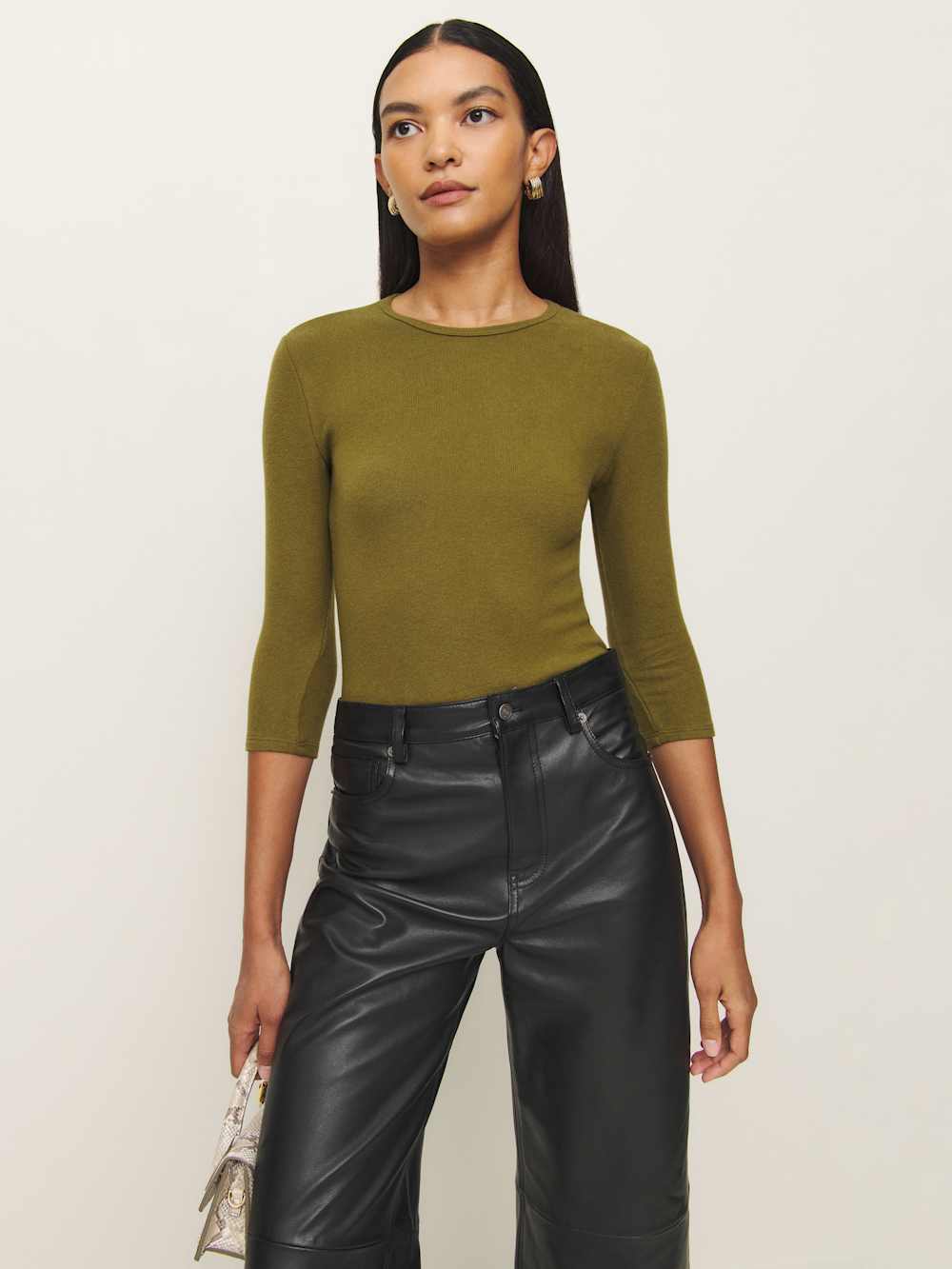 Hazel Knit Top - Pear
