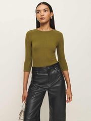Hazel Knit Top - Pear