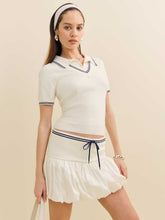 William Cotton Sweater Set - Fior Di Latte Navy