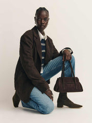 Small Caterina Top Handle - Boss Suede