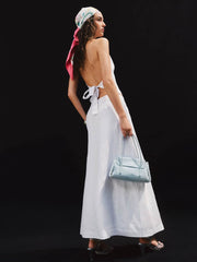 Small Caterina Top Handle - Mist Suede