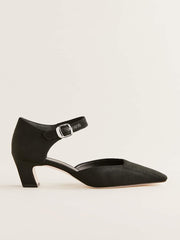 Denise Pump - Black Moire