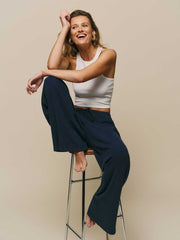 Petites Olina Knit Pant - Midnight