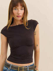 Madelyn Knit Top - Mole