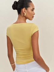 Madelyn Knit Top - Sunshine