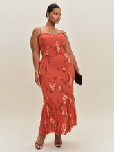 Aiko Dress Es - Coral Bloom