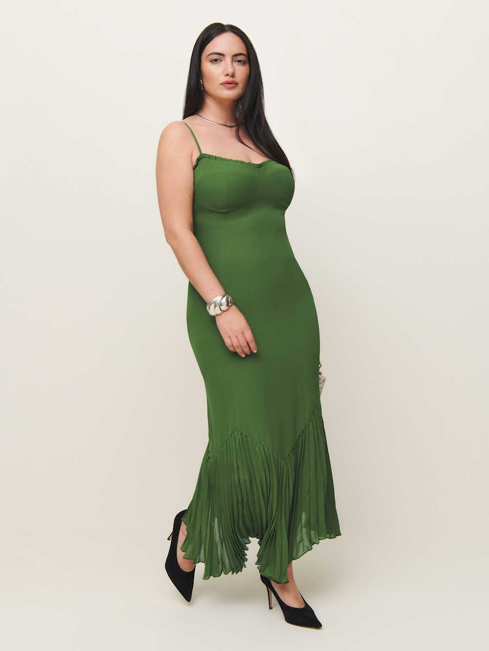 Aiko Dress Es - Moss
