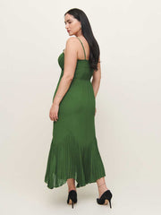 Aiko Dress Es - Moss