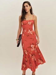Petites Aiko Dress - Coral Bloom