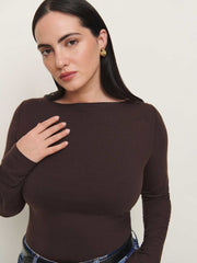 Wiley Knit Top Es - Mole