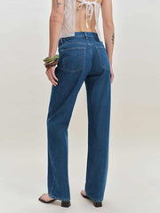 Charlee Low Rise Straight Leg Jeans - Cleary