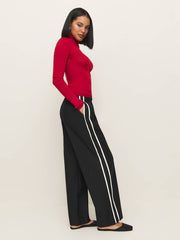 Julien Poplin Pant - Black