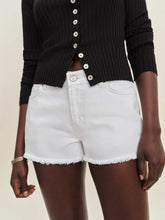 Sutton Low Rise 2.5” Slouchy Jean Shorts - Optic White