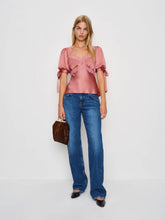 Dolly Silk Top - Dried Rose