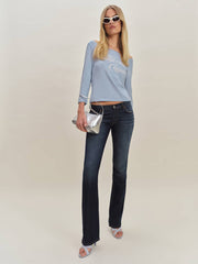 Kenny Low Rise Bootcut Jeans - Cass