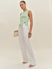 Hudson Knit Top - Pistachio
